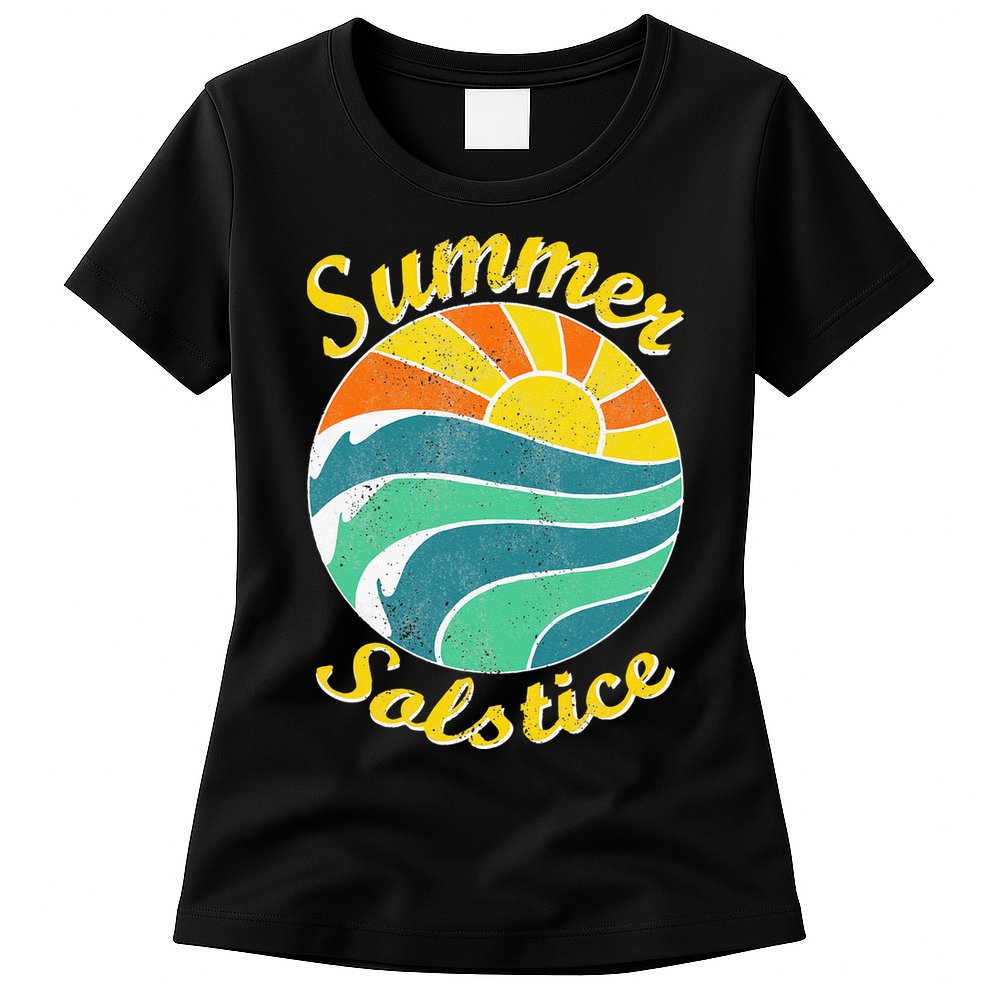 Summer Solstice Midsommar Festival Gidt Idea Womens T-Shirt