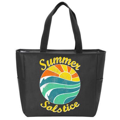 Summer Solstice Midsommar Festival Gidt Idea Zip Tote Bag