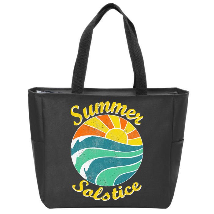 Summer Solstice Midsommar Festival Gidt Idea Zip Tote Bag