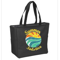 Summer Solstice Midsommar Festival Gidt Idea Zip Tote Bag