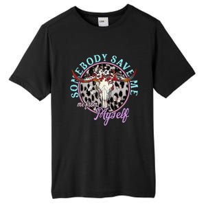 Somebody Save Me Me From Jellyrolls Tall Fusion ChromaSoft Performance T-Shirt