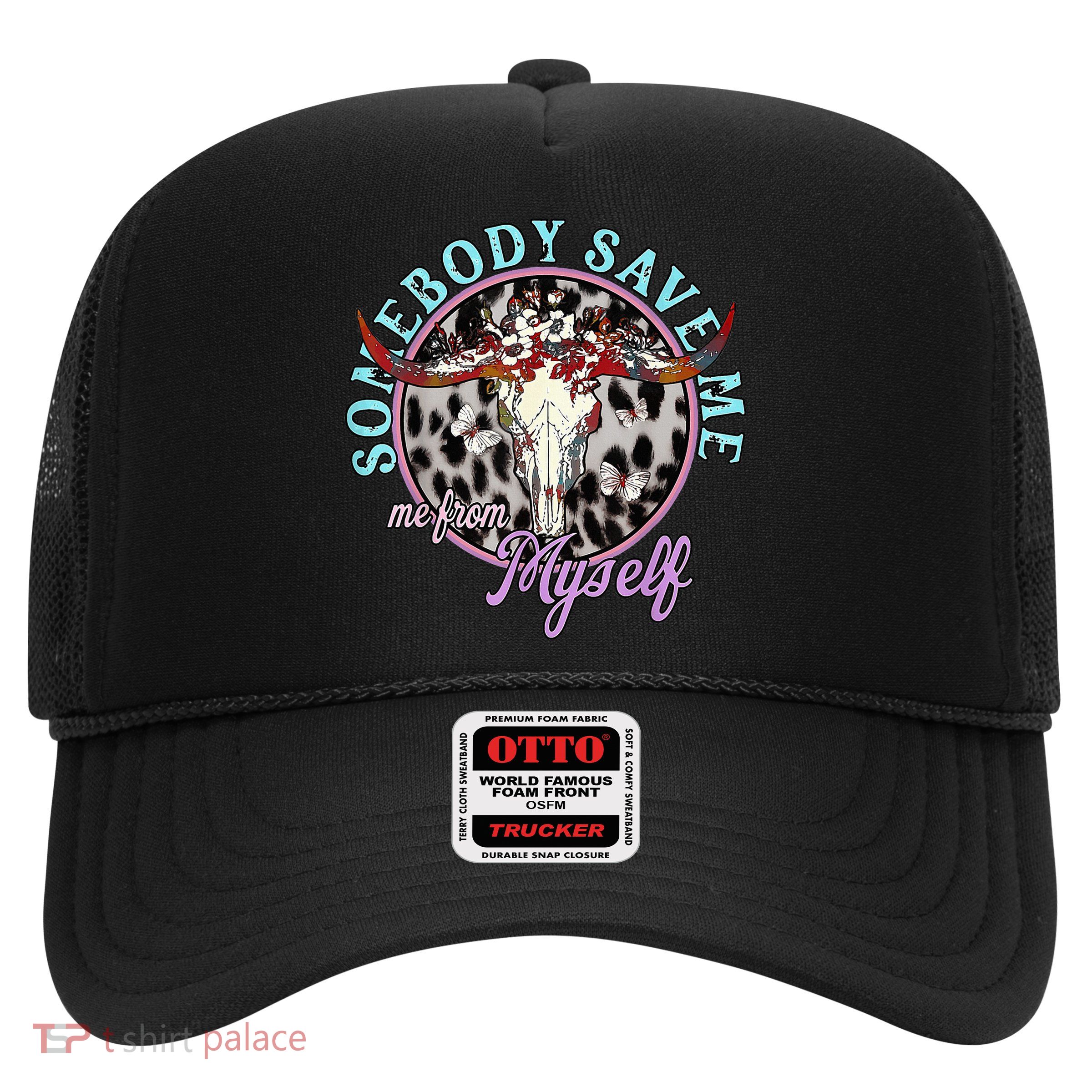 Somebody Save Me Me From Jellyrolls Trucker Hat