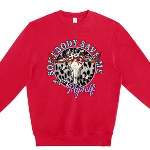 Somebody Save Me Me From Jellyrolls Premium Crewneck Sweatshirt