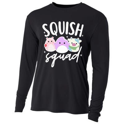 Squish Squad Mallow Great Gifts Cute Cooling Performance Long Sleeve Crew