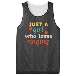 Singing Singer Music Musical Girl Retro Gift Mesh Reversible Basketball Jersey Tank