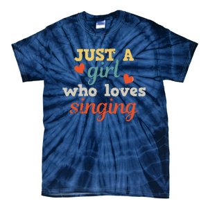 Singing Singer Music Musical Girl Retro Gift Tie-Dye T-Shirt