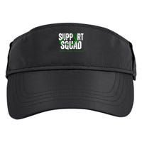 Support Squad Mental Health Awareness Green Ribbon Adult Drive Performance Visor