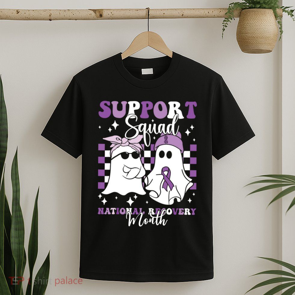 Support Squad National Recovery Month Addiction Recovery T-Shirt