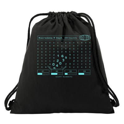 Severance Scary numbers  Macrodata Refinement  Drawstring Bag