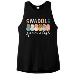 Swaddle Specialist Nicu Mother Baby Nurse Tech Neonatal Icu Nurse Day Ladies PosiCharge Tri-Blend Wicking Tank