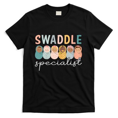 Swaddle Specialist Nicu Mother Baby Nurse Tech Neonatal Icu Nurse Day T-Shirt