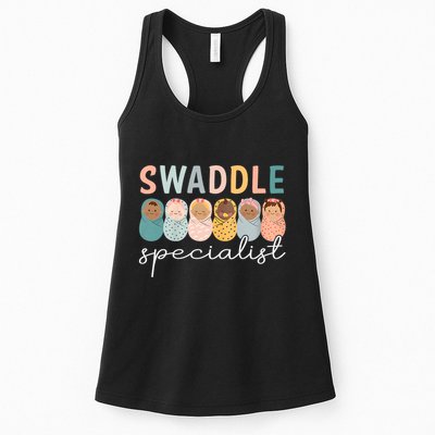 Swaddle Specialist Nicu Mother Baby Nurse Tech Neonatal Icu Nurse Day Womens Tank Top
