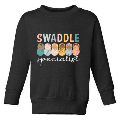 Swaddle Specialist Nicu Mother Baby Nurse Tech Neonatal Icu Nurse Day Toddler Sweatshirt
