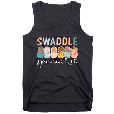 Swaddle Specialist Nicu Mother Baby Nurse Tech Neonatal Icu Nurse Day Tank Top
