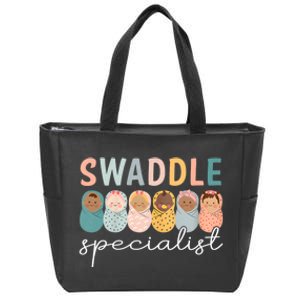 Swaddle Specialist Nicu Mother Baby Nurse Tech Neonatal Icu Nurse Day Zip Tote Bag