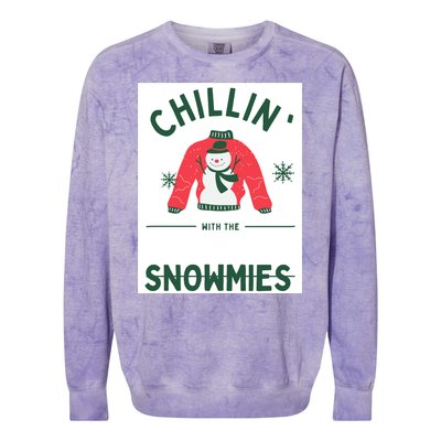 Snowmies Colorblast Crewneck Sweatshirt