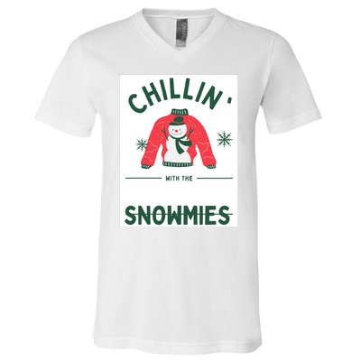 Snowmies V-Neck T-Shirt