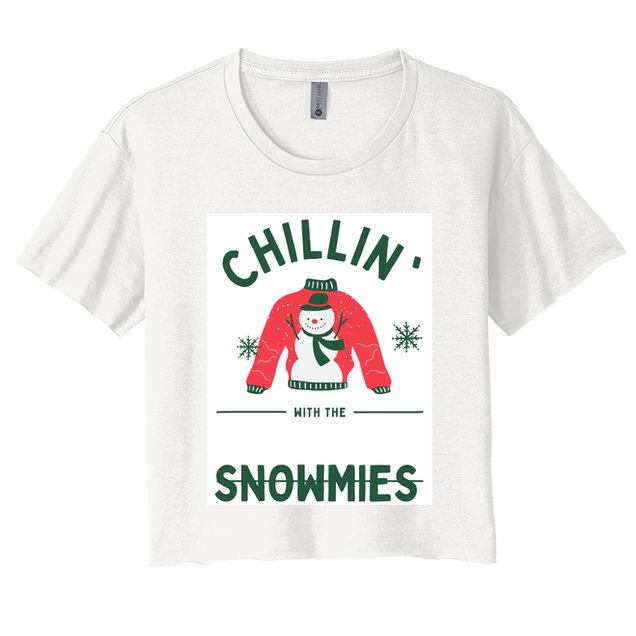 Snowmies Crop Top