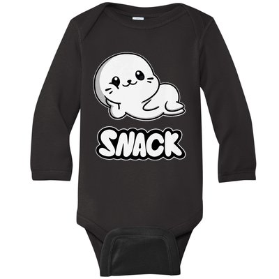 Snack Baby Long Sleeve Bodysuit