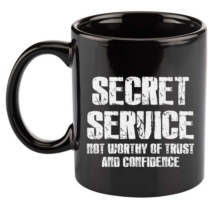 Secret Service Not Worthy Of Trust Secret Service Fail Trump 11oz C Handle Ceramic Mug