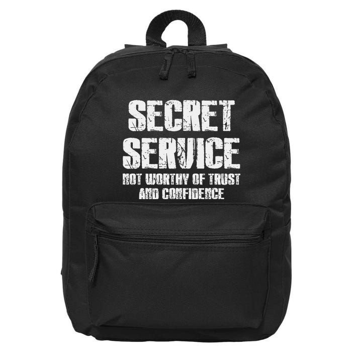 Secret Service Not Worthy Of Trust Secret Service Fail Trump 16 in Basic Backpack