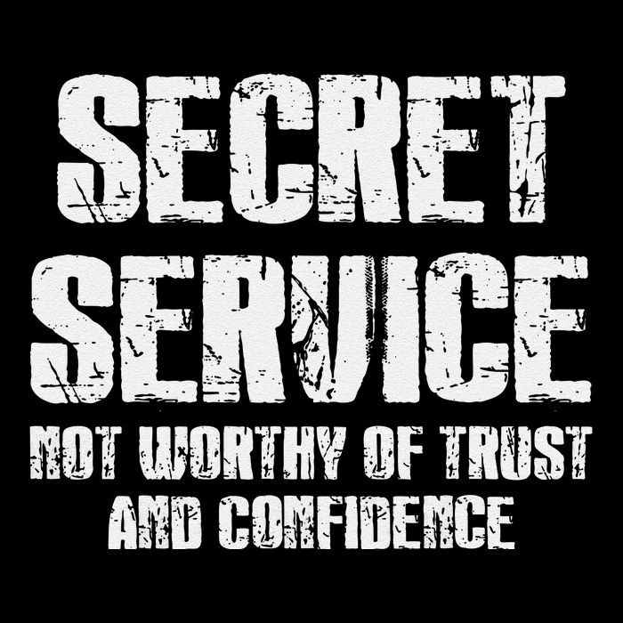 Secret Service Not Worthy Of Trust Secret Service Fail Trump Women's Crop Top Tee