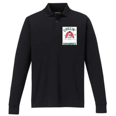 Snowmies Performance Long Sleeve Polo