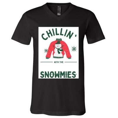 Snowmies V-Neck T-Shirt