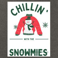 Snowmies Cotton Canvas Backpack