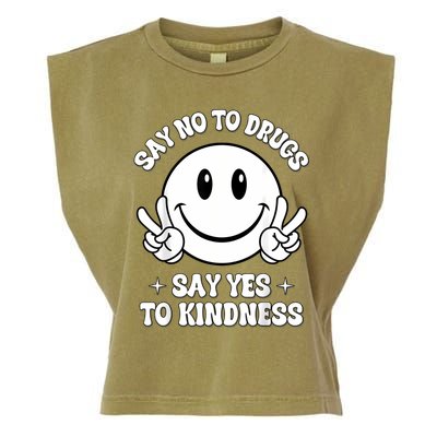 Say Ssy Not Drugfree Say Yes To Kidrugfree Say Yes To Kindness Red Ribbon Week Garment-Dyed Women's Muscle Tee