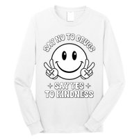 Say Ssy Not Drugfree Say Yes To Kidrugfree Say Yes To Kindness Red Ribbon Week Long Sleeve Shirt