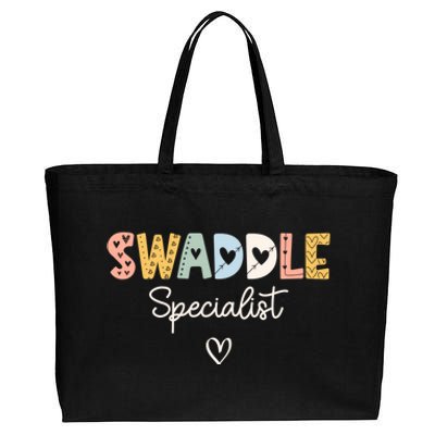 Swaddle Specialist Nicu Mother Nurse Tech Neonatal Meaningful Gift Cotton Canvas Jumbo Tote