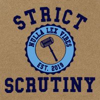 Strict Scrutiny Nulla Lex Vibes Est 2019 Cotton Canvas Backpack