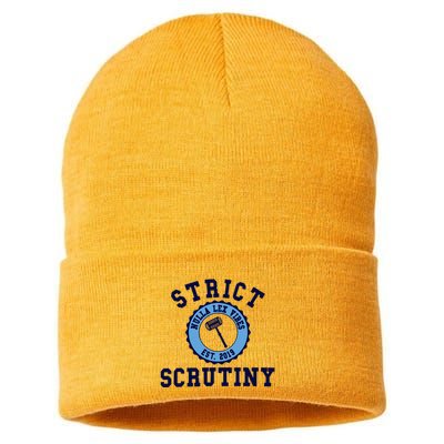 Strict Scrutiny Nulla Lex Vibes Est 2019 Sustainable Knit Beanie