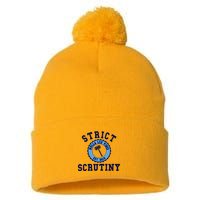 Strict Scrutiny Nulla Lex Vibes Est 2019 Pom Pom 12in Knit Beanie