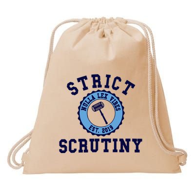Strict Scrutiny Nulla Lex Vibes Est 2019 Drawstring Bag
