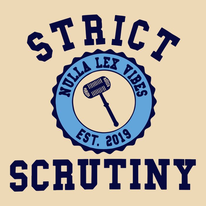 Strict Scrutiny Nulla Lex Vibes Est 2019 Zip Tote Bag