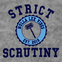 Strict Scrutiny Nulla Lex Vibes Est 2019 7-Panel Snapback Hat