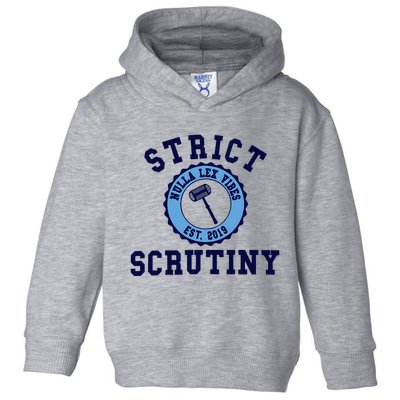 Strict Scrutiny Nulla Lex Vibes Est 2019 Toddler Hoodie