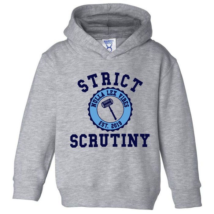 Strict Scrutiny Nulla Lex Vibes Est 2019 Toddler Hoodie