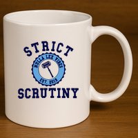 Strict Scrutiny Nulla Lex Vibes Est 2019 11oz C Handle Ceramic Mug