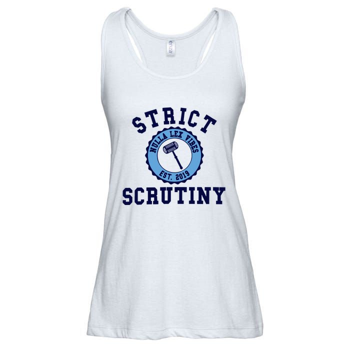 Strict Scrutiny Nulla Lex Vibes Est 2019 Ladies Essential Flowy Tank