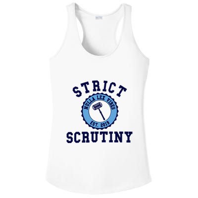 Strict Scrutiny Nulla Lex Vibes Est 2019 Ladies PosiCharge Competitor Racerback Tank