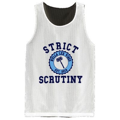 Strict Scrutiny Nulla Lex Vibes Est 2019 Mesh Reversible Basketball Jersey Tank
