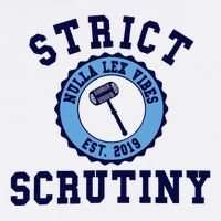 Strict Scrutiny Nulla Lex Vibes Est 2019 Poster