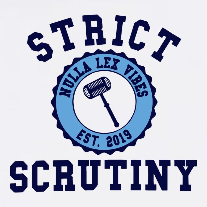 Strict Scrutiny Nulla Lex Vibes Est 2019 Poster