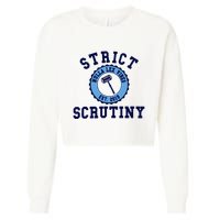 Strict Scrutiny Nulla Lex Vibes Est 2019 Cropped Pullover Crew