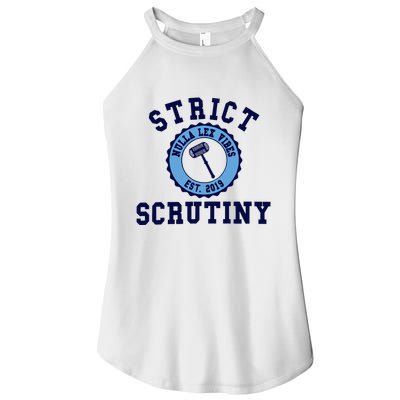 Strict Scrutiny Nulla Lex Vibes Est 2019 Women's Perfect Tri Rocker Tank