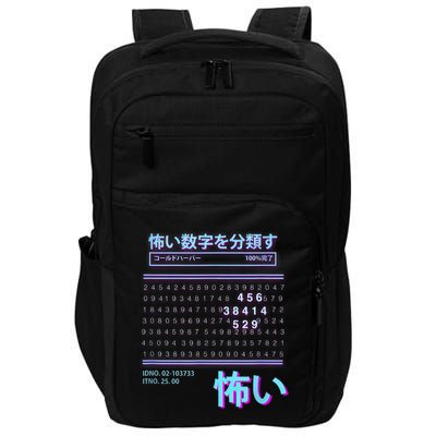 Severanc Scary Numbers Cyber Punk  Impact Tech Backpack