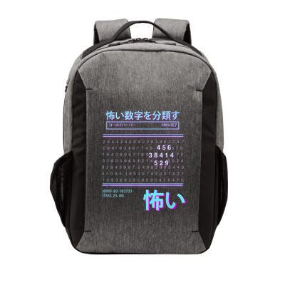 Severanc Scary Numbers Cyber Punk  Vector Backpack